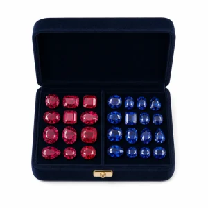 Royal Ruby & Sapphire Stone Set